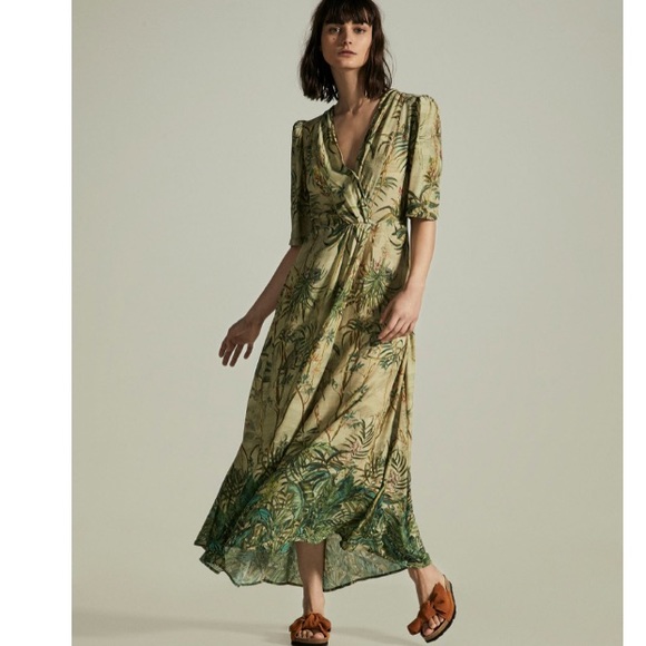 🧉OYSHO🧉POSH JUNGLE PRINTED DRESS🧉 - Picture 6 of 9